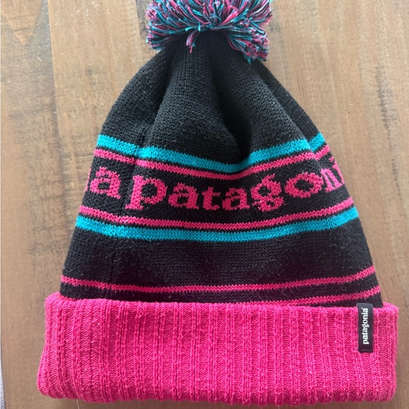 Patagonia Other - Patagonia men’s winter hat 90’ vibes pom pom pink unisex